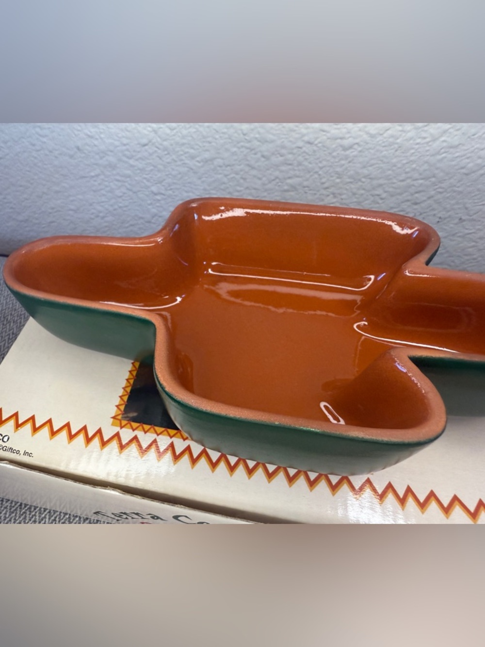 Salsa Bowl - Terra Cotta Cactus - Picture 5 of 16